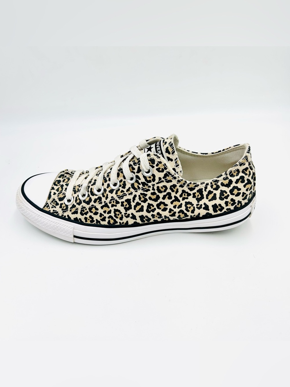 Converse Chuck Taylor All Star Ox Leopard Print Sneakers Women Size 9 Canvas - Picture 6 of 11